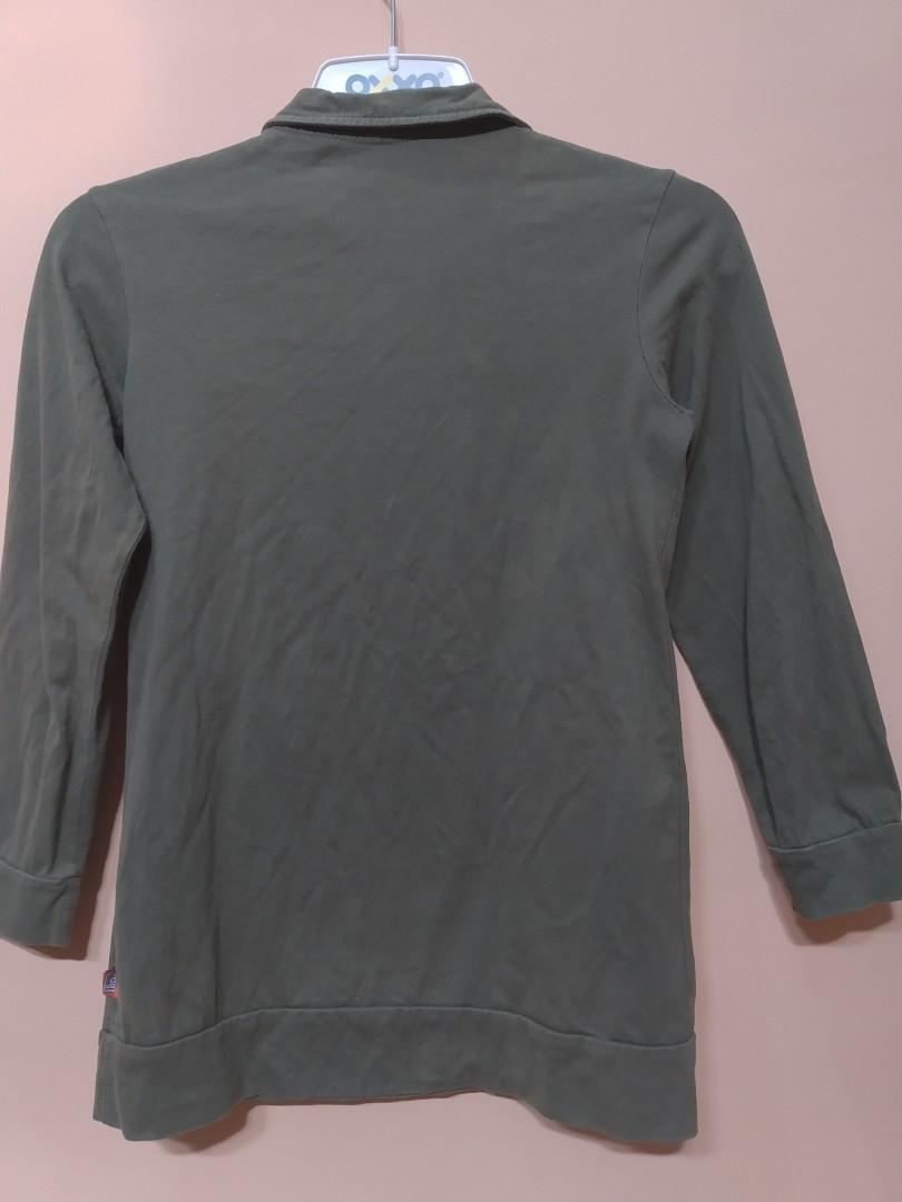 Kemeja Wanita Army Tops Atasan Pakaian Baju Blouse Kaos Mauovo Fesyen Wanita Pakaian Wanita Atasan Di Carousell