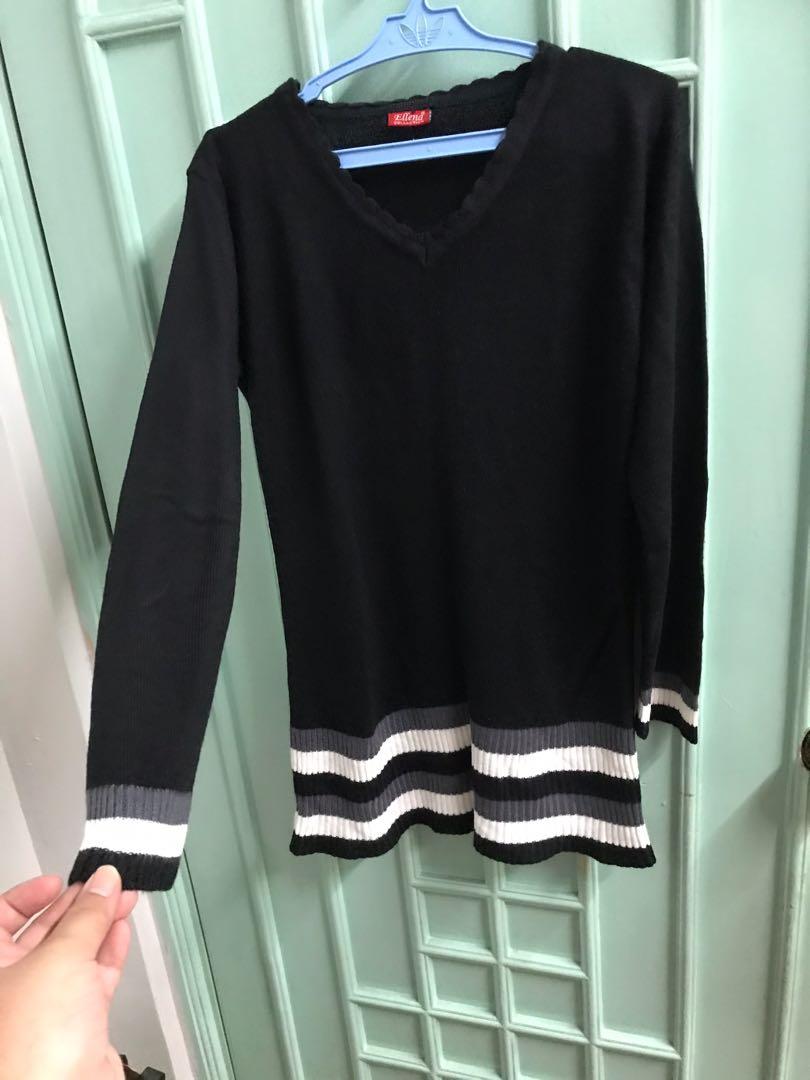 Knitted Jacket (Category: Others Tops) located in Quezon City. Submitted by mumsy1925 (Listing ID 258605701, Image 2). Description: Used No flaws Can fit body size Medium-Large RFS: decluttering.