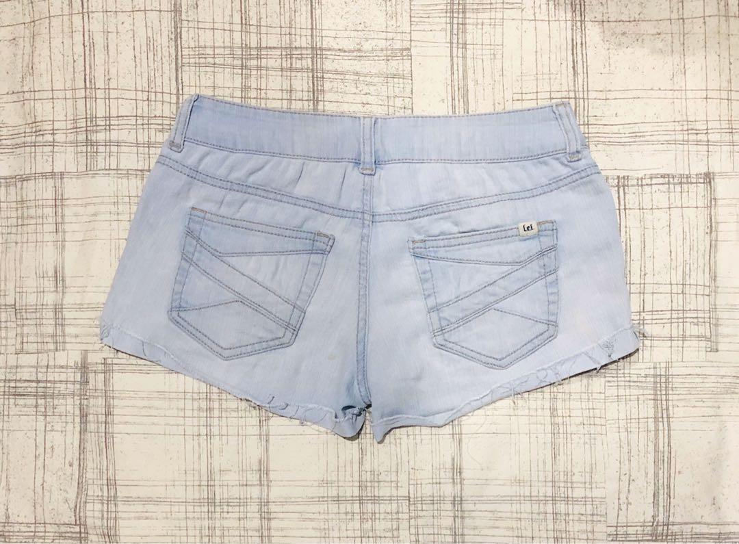 lei ashley low rise shorts