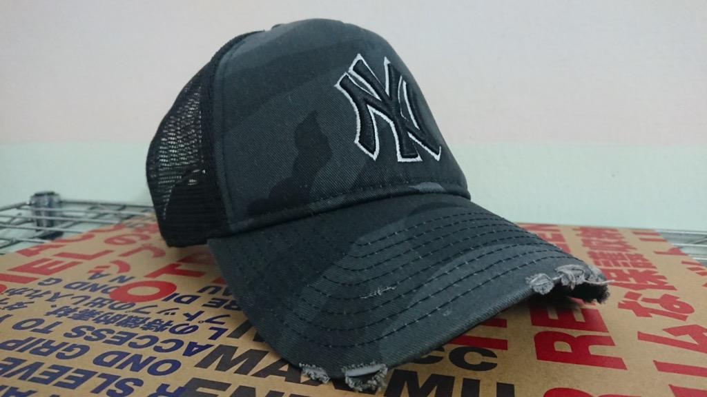 New era distressed trucker new york yankees store