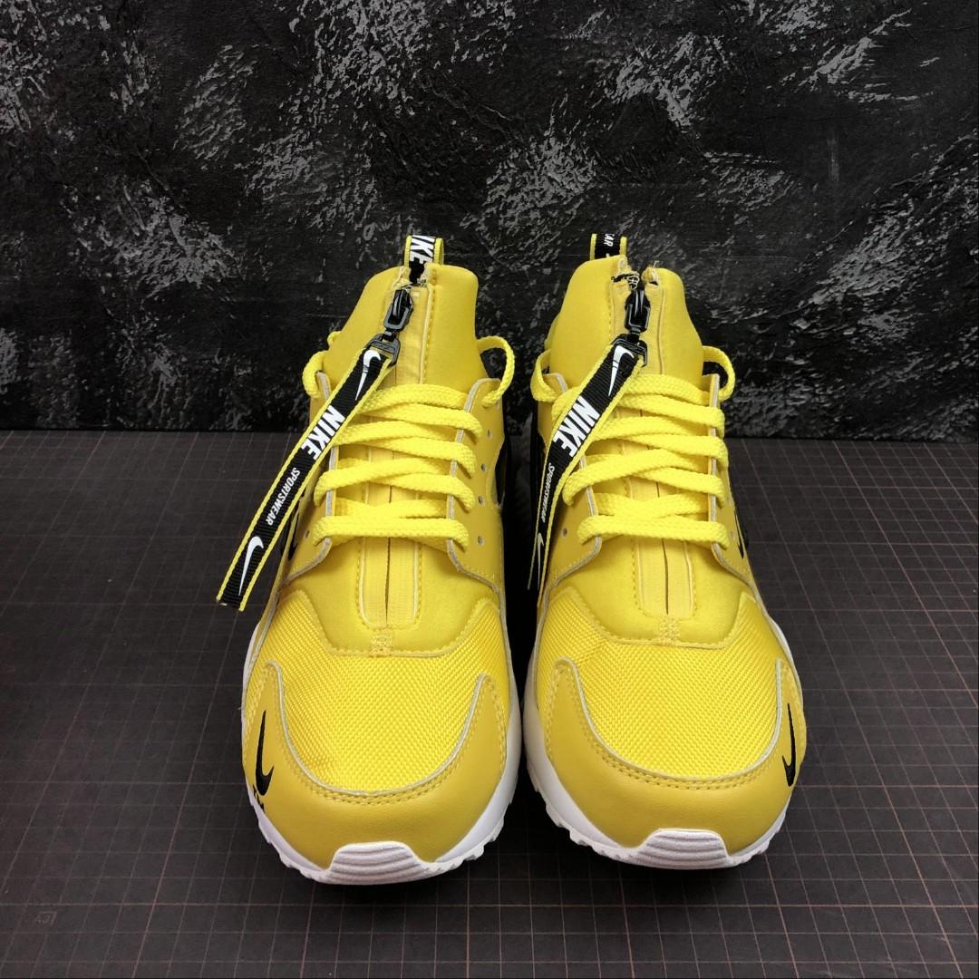 Yellow huaraches with zipper new arrivals