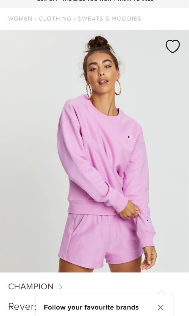 pink champion jumper