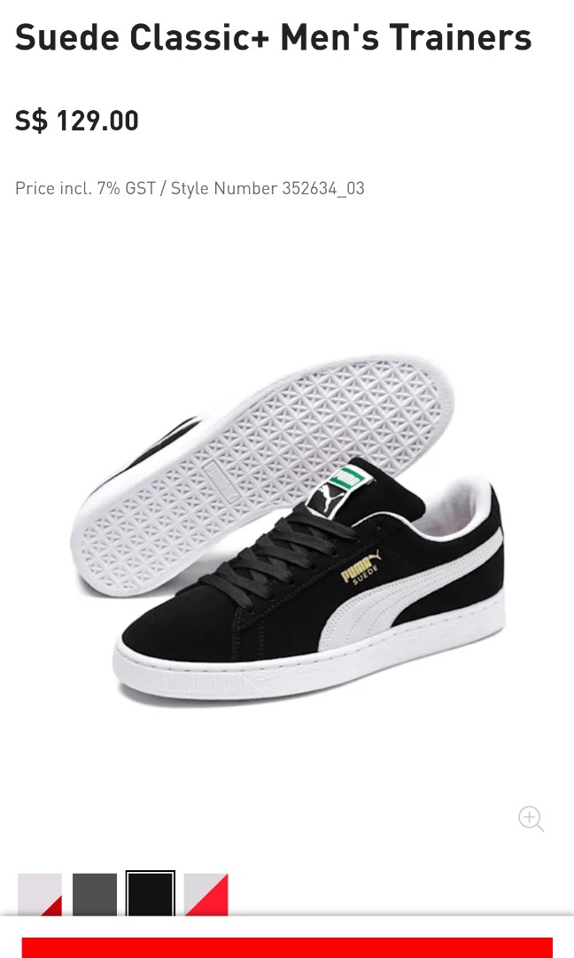 Suede classic+ men's trainers sales