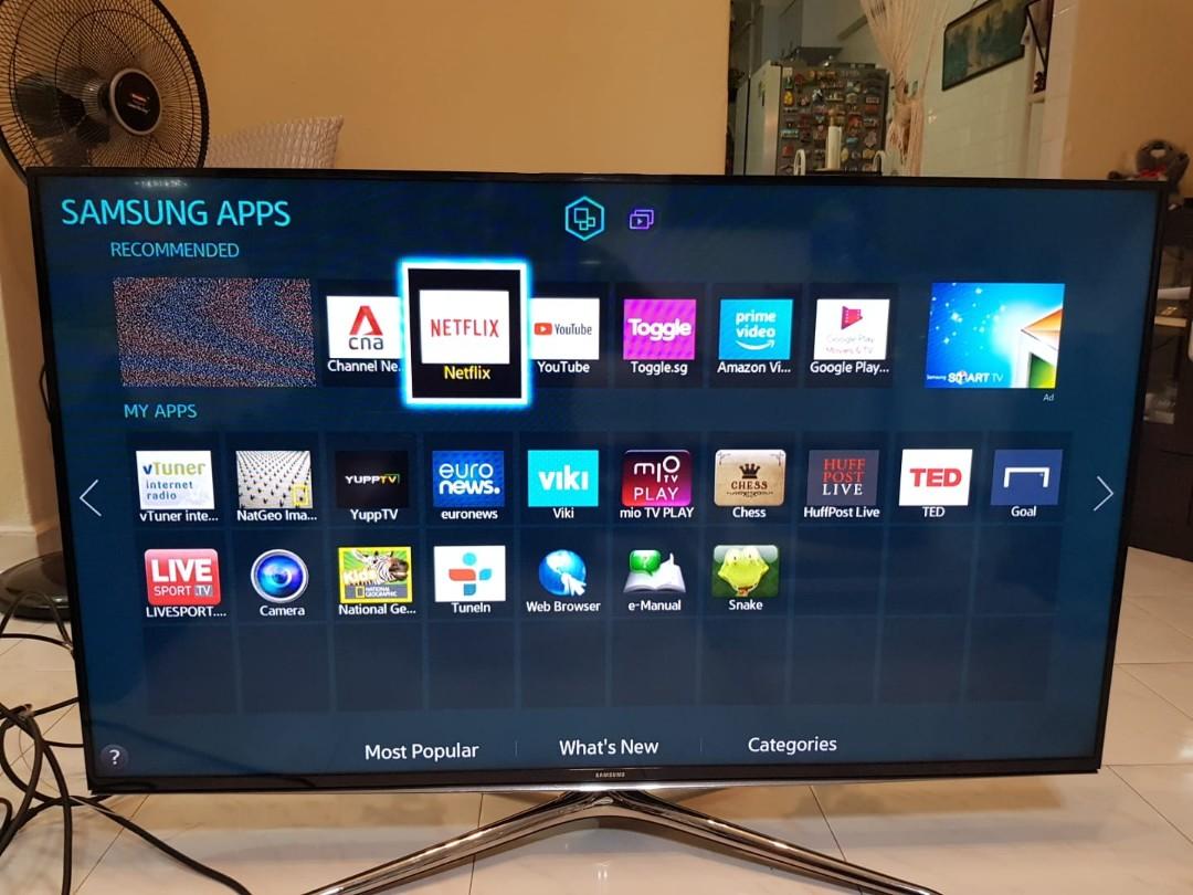 Samsung Smart TV - UA48H6300AK, TV & Home Appliances, TV