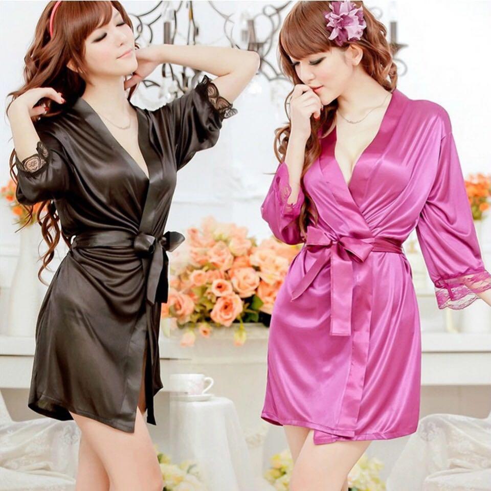 Robes Women Sleepwear Nightgowns Set Women Lingerie Evening Wear