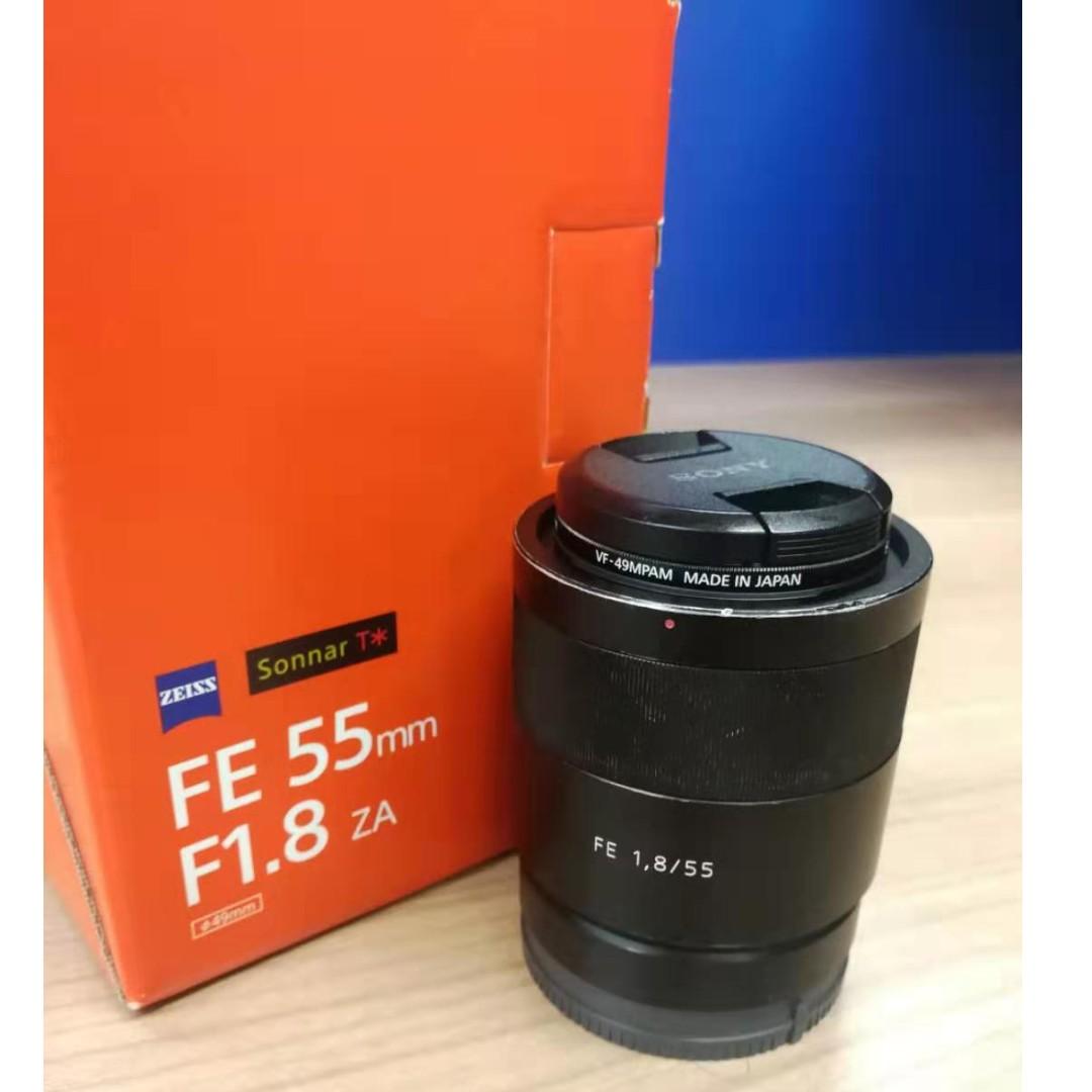 Sony 55mm F1 8 Sonnar T Fe Za Full Frame Prime Lens Photography Lenses On Carousell