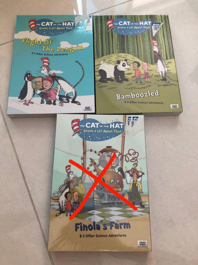 The Cat In The Hat Dvd X 3 Science Adventures Dr Seuss