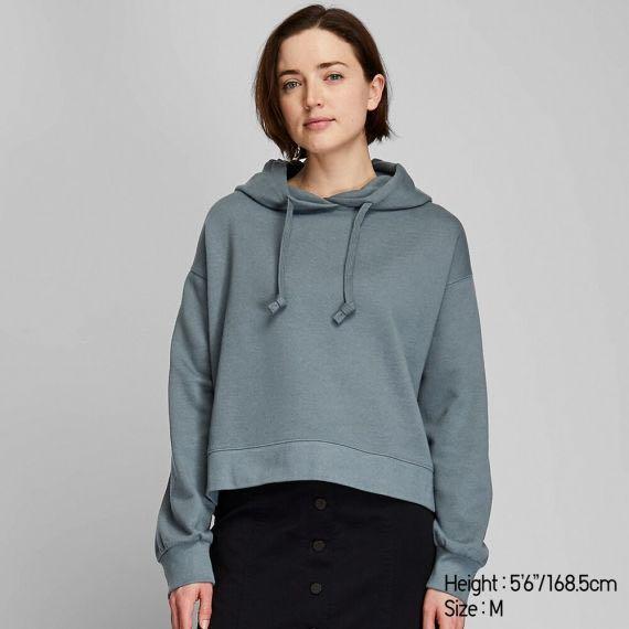 uniqlo cropped hoodie