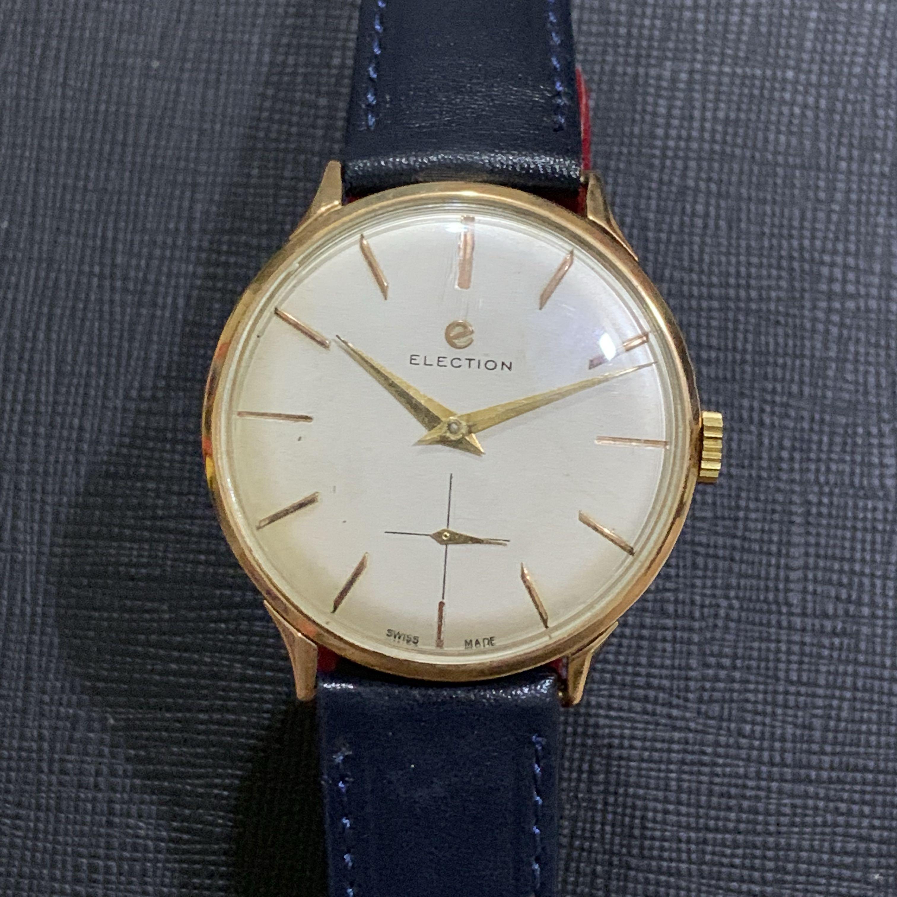 レア アンティーク ELECTION エレクション SWISS MADE ROLLED GOLD 20 