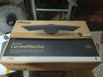 Samsung Curved Monitor CF390 and North Bayou F80 Monitor Bracket (Single Arm)
