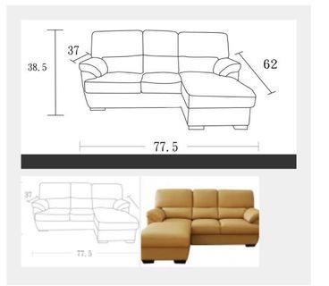 4 seater L shape sofa