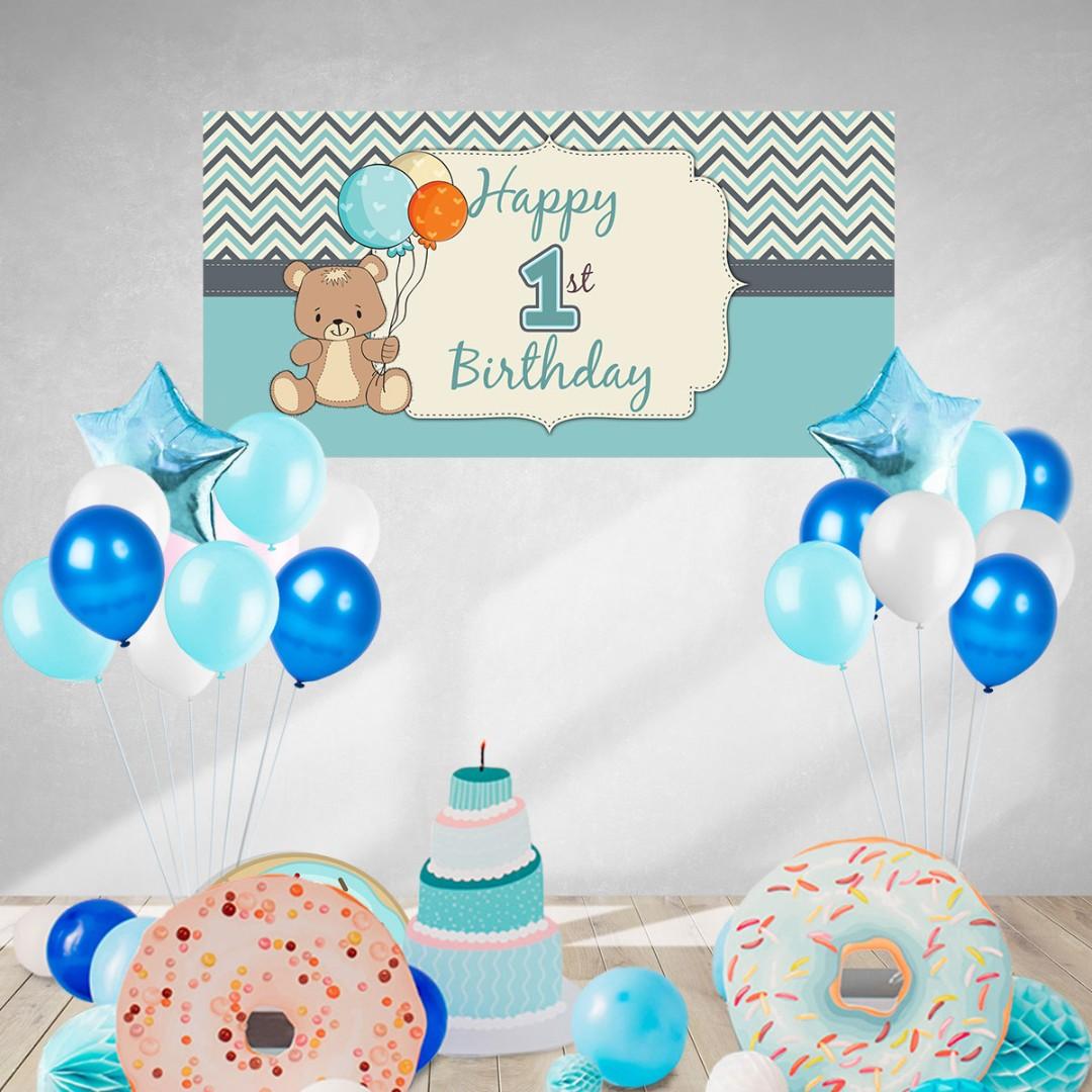 1st birthday teddy bear