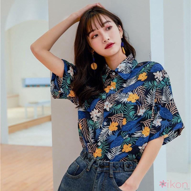 chiffon button up blouse