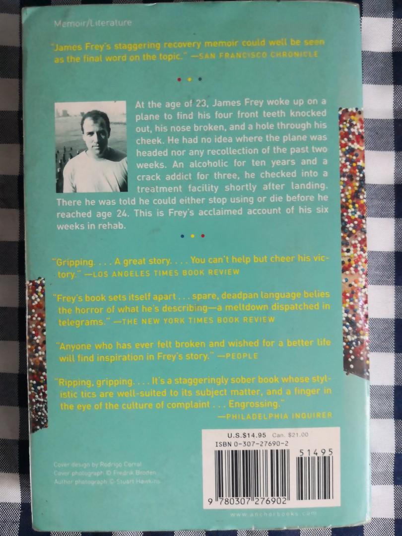 A Million Little Pieces By James Frey Books Books On Carousell