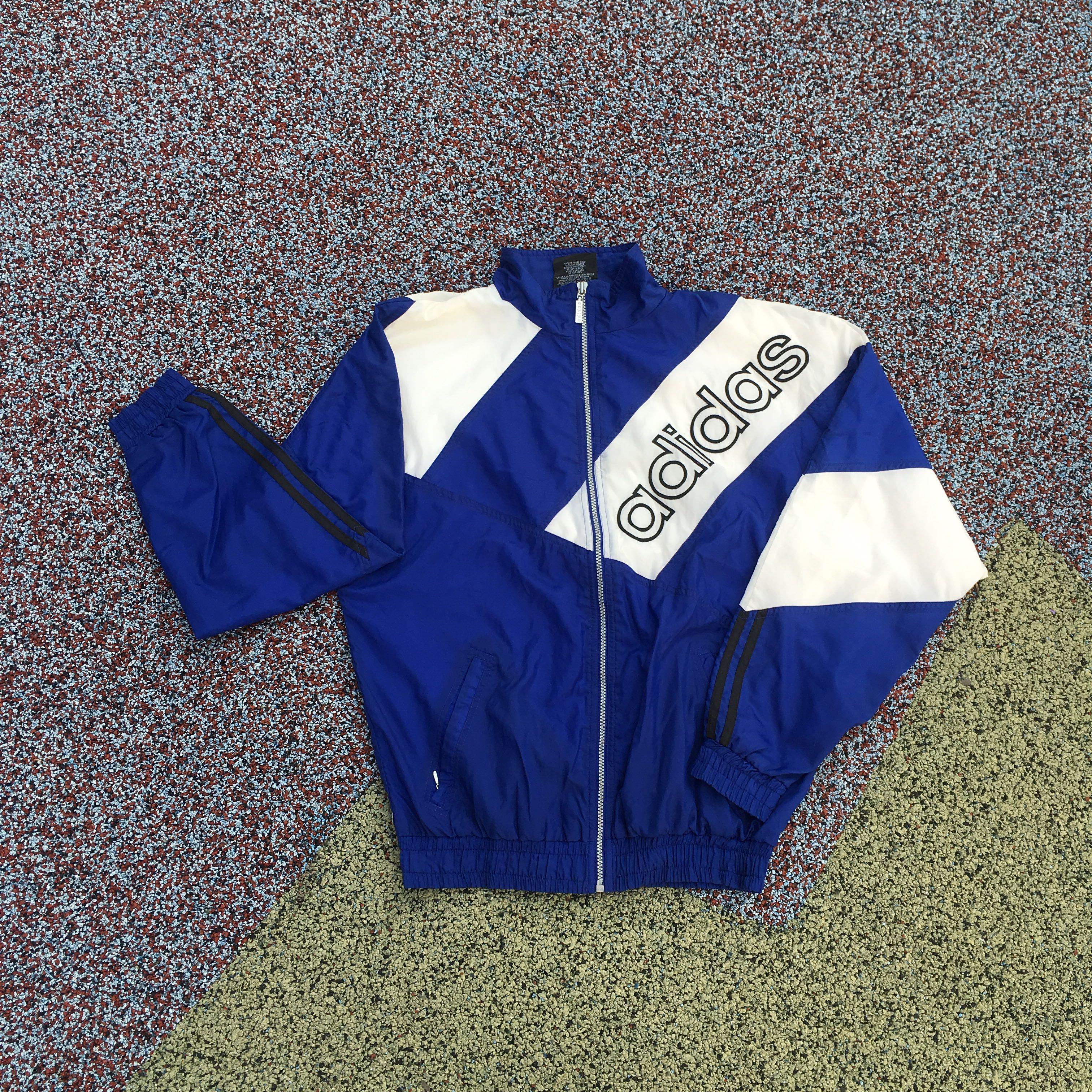 adidas colorblock windbreaker