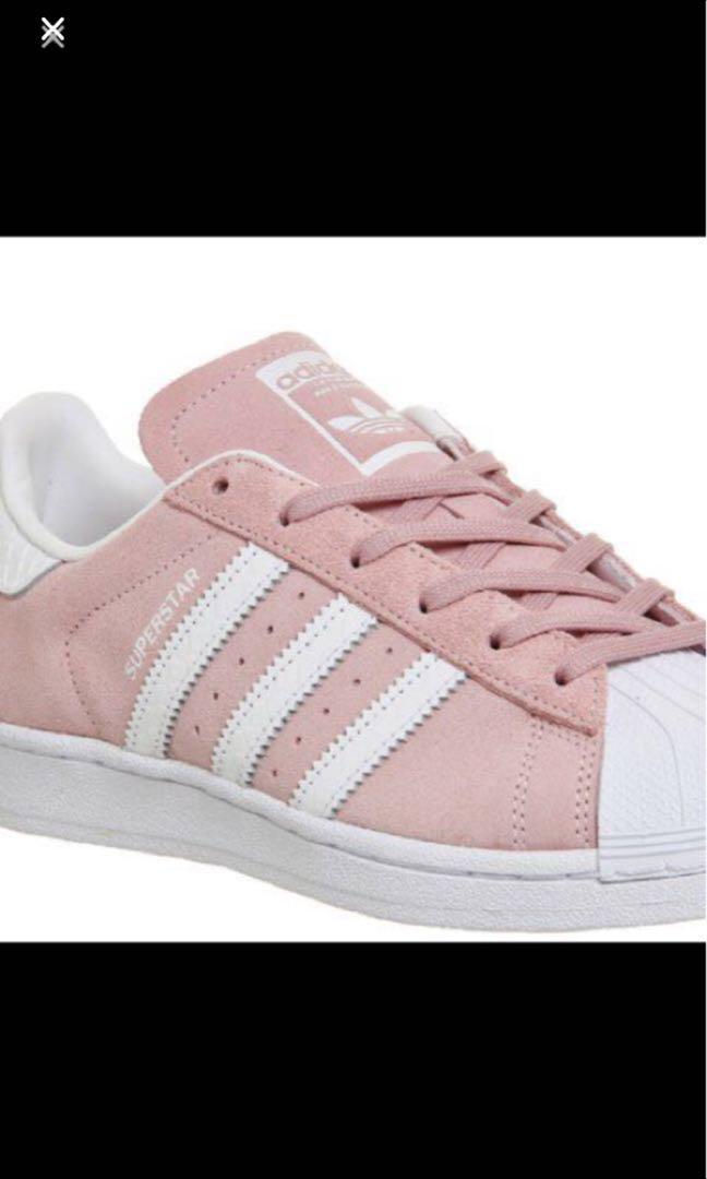 Adidas superstar hotsell blush pink suede