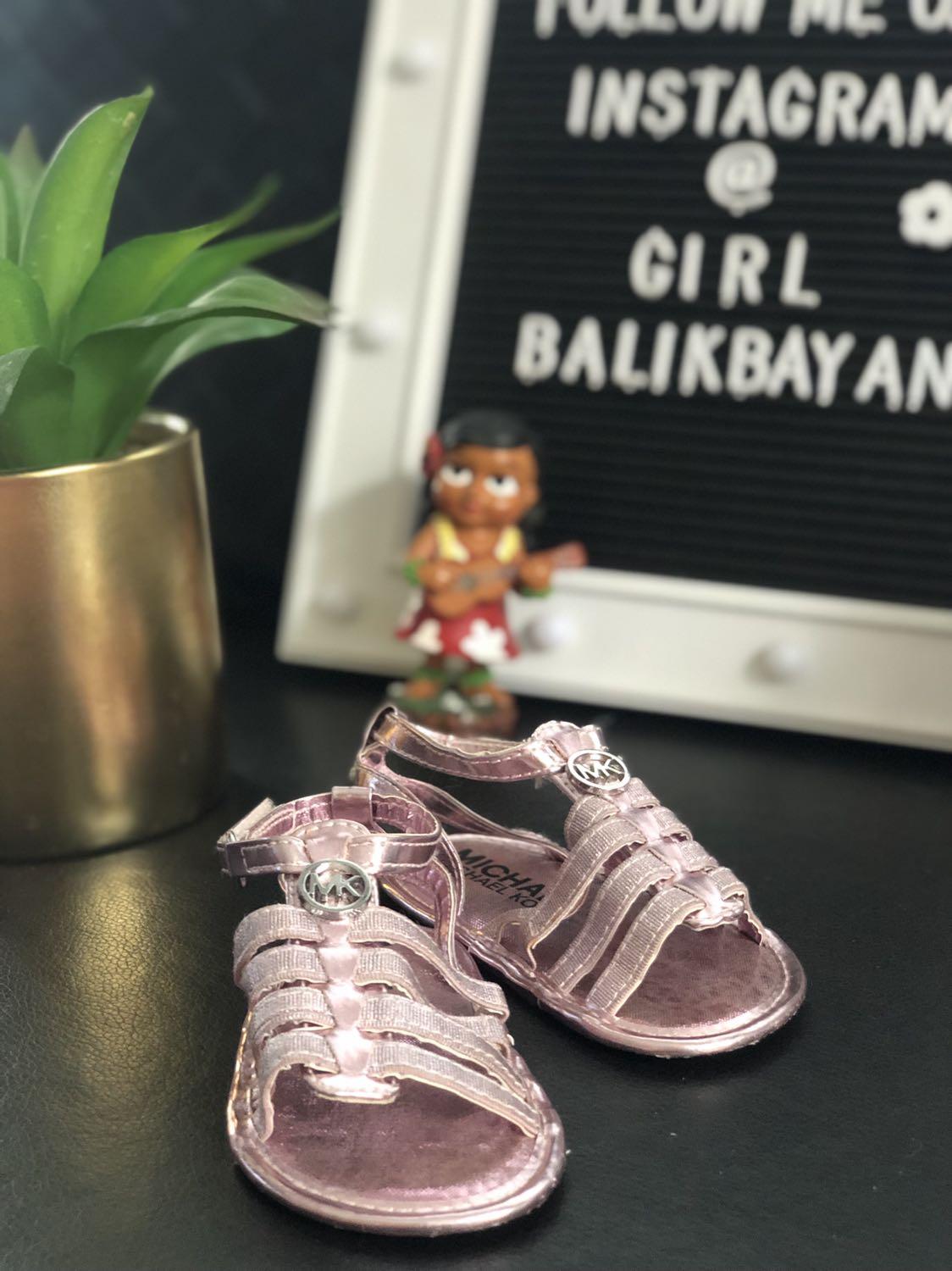 mk sandals for babies