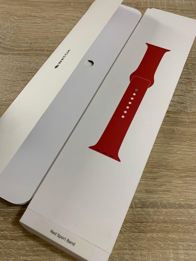 Apple Watch Sport Band Red Luxury Watches On Carousell