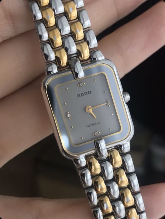 Rado two tone ladies watch clearance