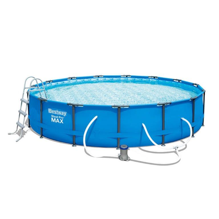 Bestway Above Ground Swimming Pool Steel Pro Frame Filter Pump 15ft Sports Others On Carousell