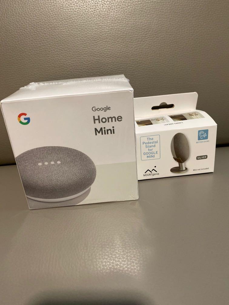 mount genie google home mini pedestal