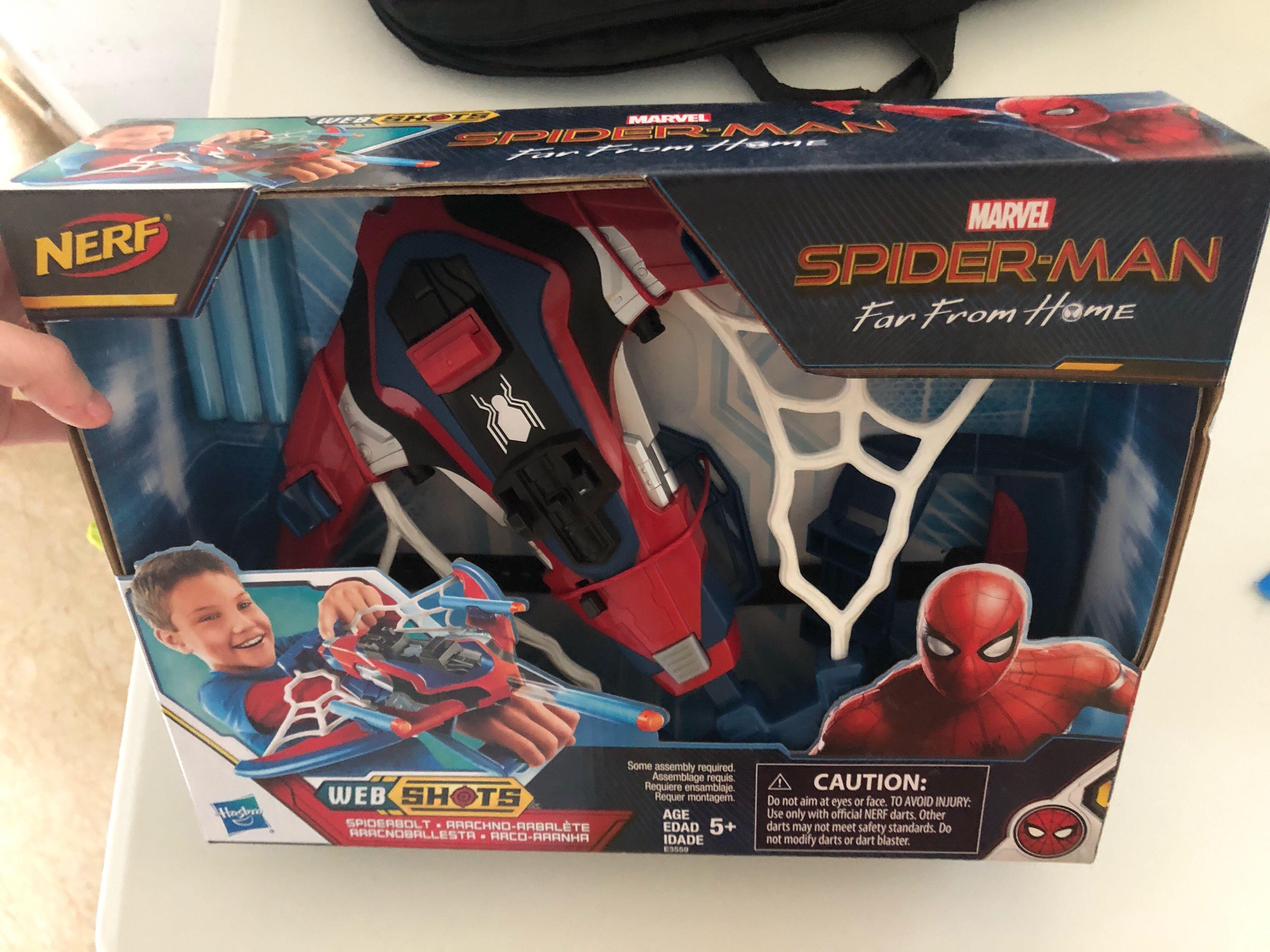  Marvel Spider-Man Web Shots Spiderbolt NERF Powered