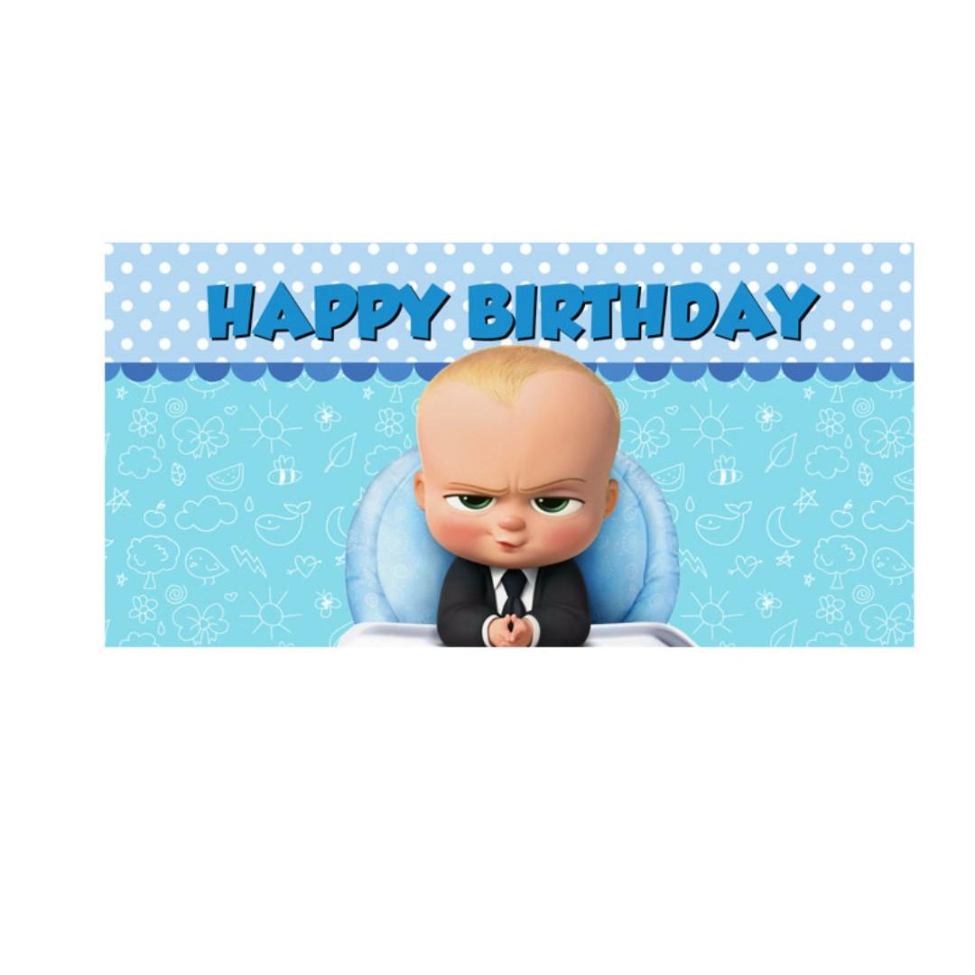 Boss Baby Happy Birthday Poster Banner Design Craft Art Prints On Carousell Check out our happy birthday poster selection for the very best in unique or custom, handmade pieces from our banners & signs shops. boss baby happy birthday poster banner
