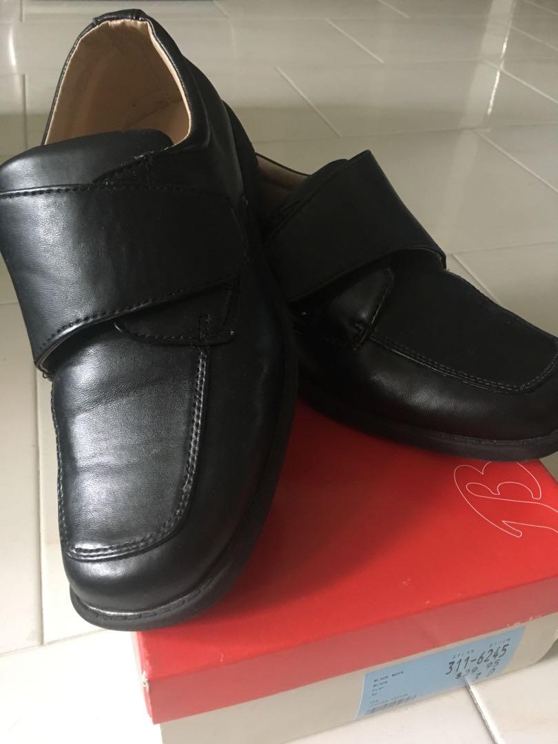 Boys black shoes size 3 clearance