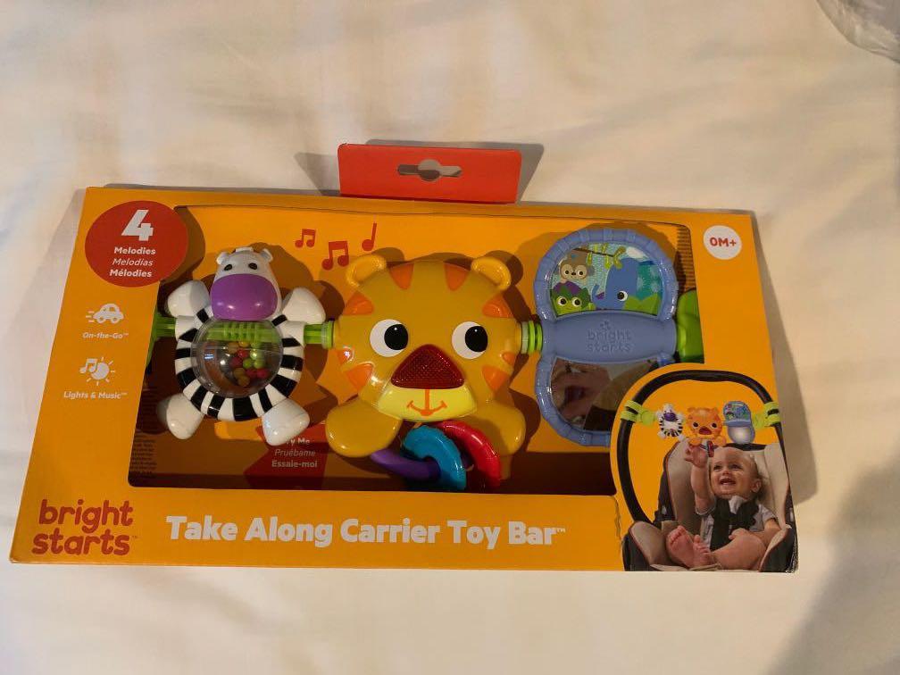 bright starts take along toy bar