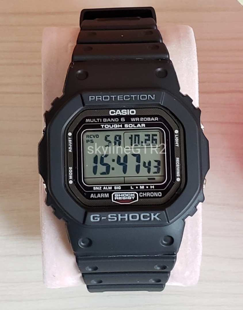 Casio G shock GW5000 made in Japan (電波時計), 名牌, 手錶- Carousell