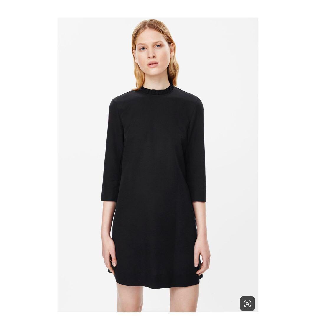 Cos frilled best sale sleeveless dress