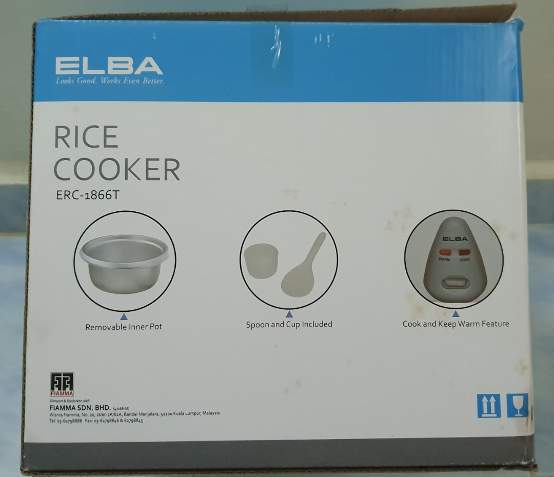 ELBA Rice Cooker, TV & Home Appliances, Kitchen Appliances, Cookers on