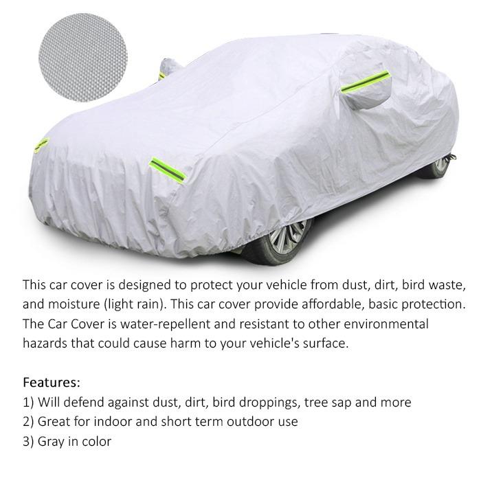 Evio Asia Full Car Cover Rain Dust Protection For Perodua Myvi Perodua Axia Toyota  AYGO (Size 2S) (Model CCL)