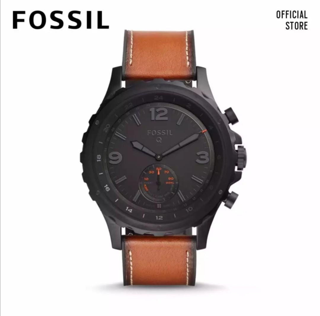 Fossil Hybrid Smartwatch Q Nate FTW1114 Men Watch Men s Fashion Watches Accessories Watches on Carousell
