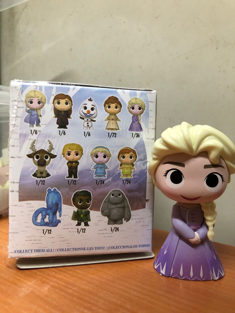 Frozen 2 Elsa Purple Dress Toys Games Bricks Figurines On