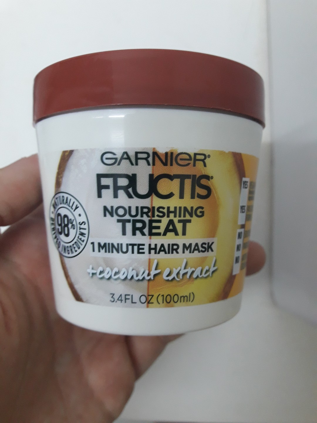 Garnier Fructis Nourishing Treat 1 minute hair mask, Beauty & Personal