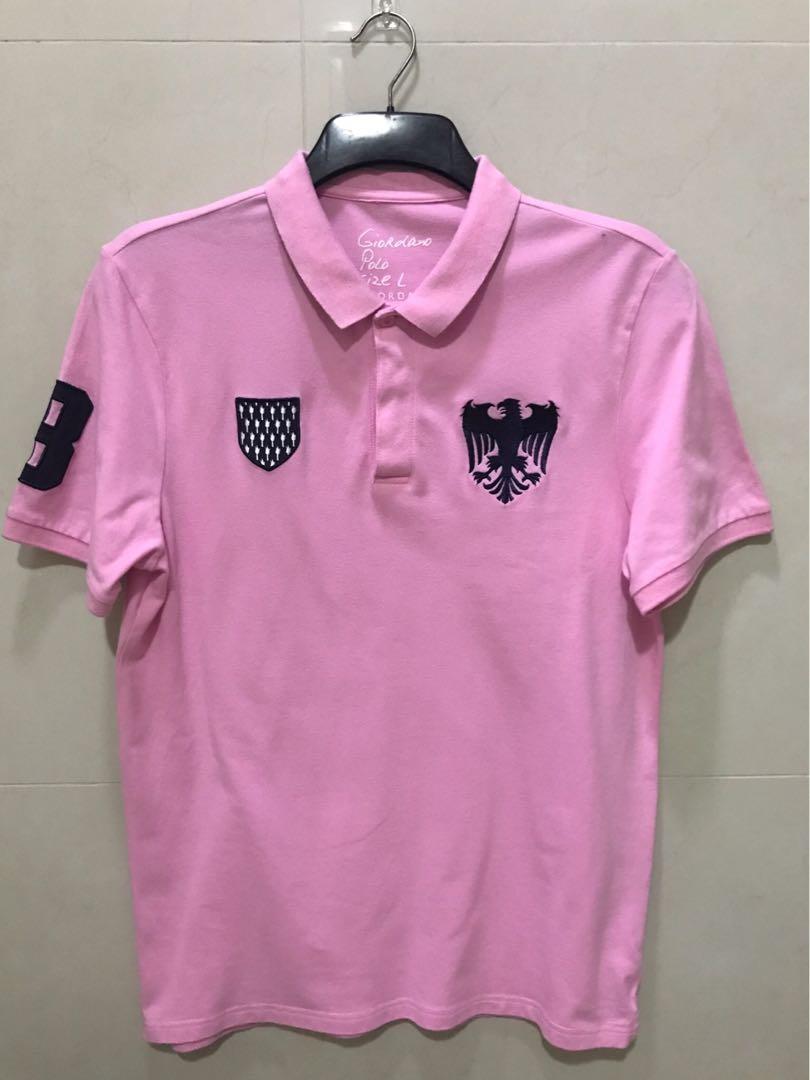 Giordano Pink Polo Shirt (Category: Tshirts & Polo Shirts ) located in Quezon City. Submitted by etc_79 (Listing ID 258796574, Image 1). Description: Still in excellent condition as if brand new👌🏼 Worn only a few times.