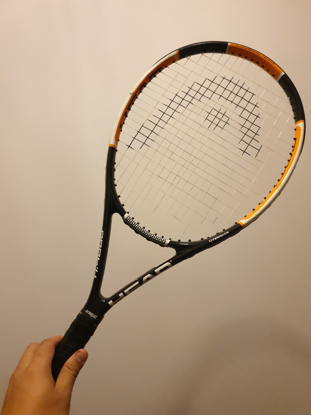 RAQUETTE RACKET TENNIS HEAD TITANIUM 4000 PRO + HOUSSE GRIP 2 - 4 1/4