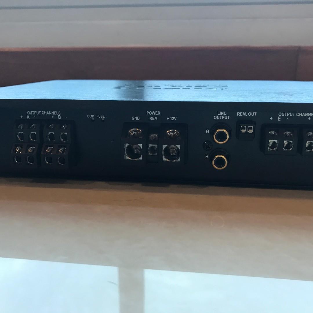 Helix P Six DSP MK2 6channel HighRes Amplifier with integrated
