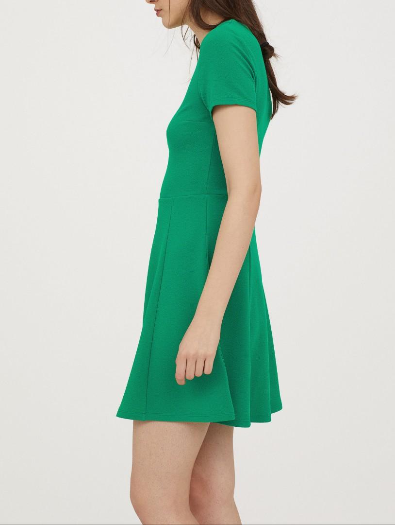H&m fit and flare cheap dress