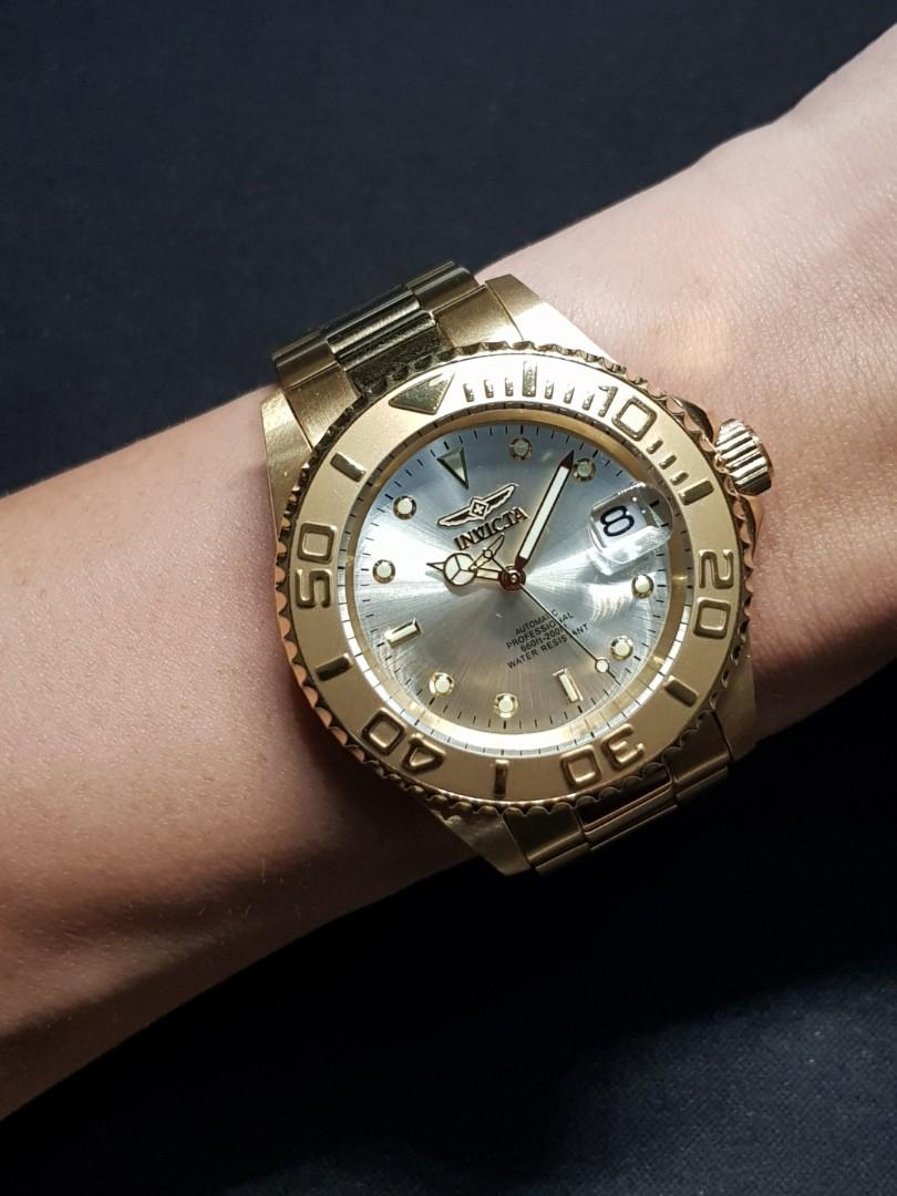 Invicta Yachtmaster 40mm Yellow Gold 