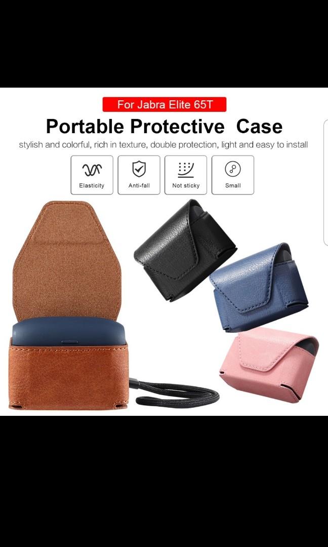 Jabra Elite Active 65t Jabra Elite 65t Leather Case, Audio