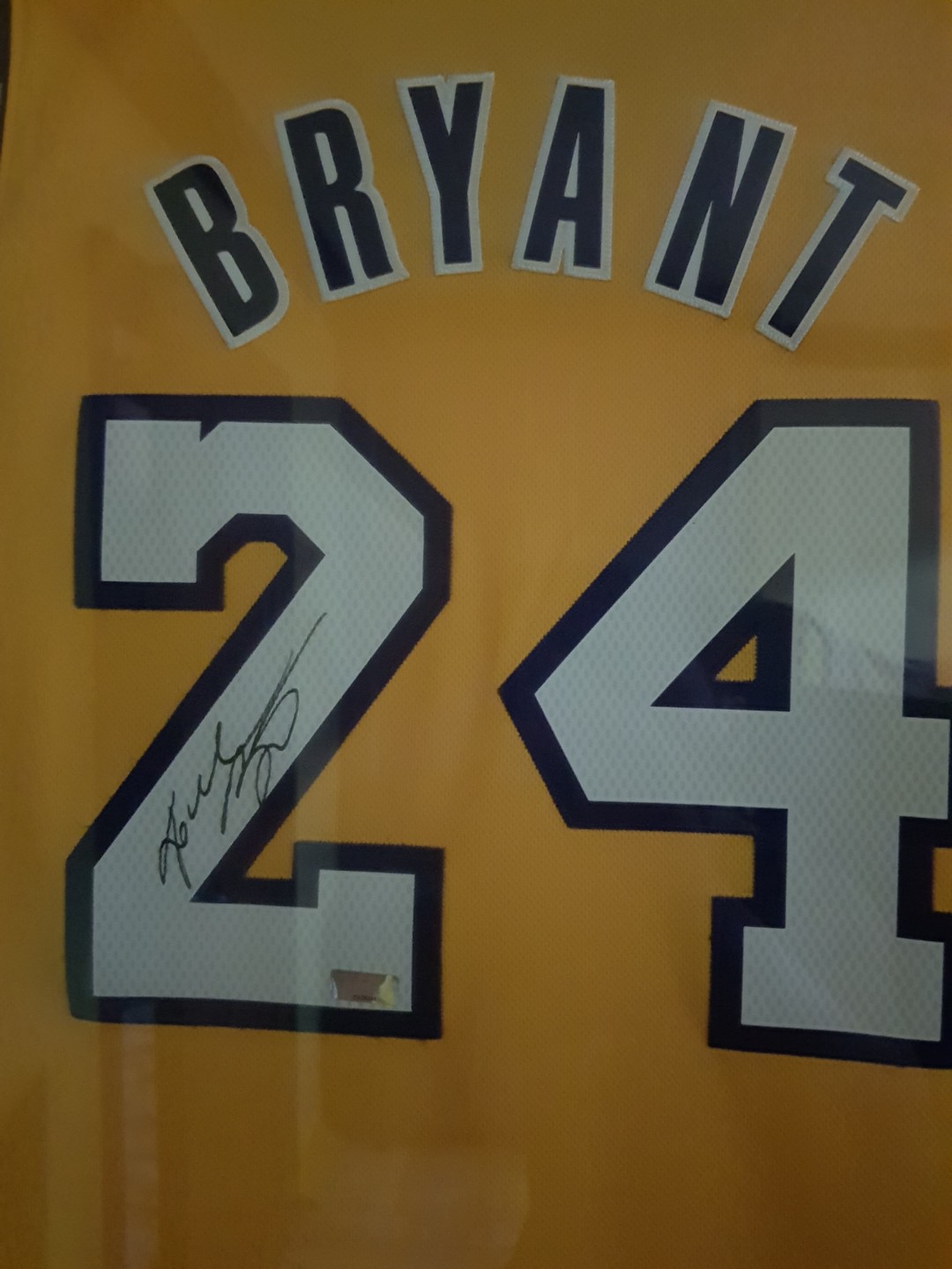 Kobe Bryant autographed Los Angeles Lakers  Adidas Swingman Jersey
