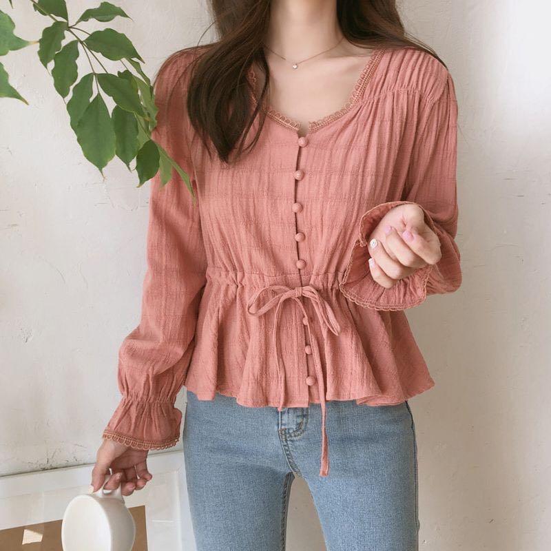 Korean tops, Women's Fashion, Tops, Other Tops on Carousell