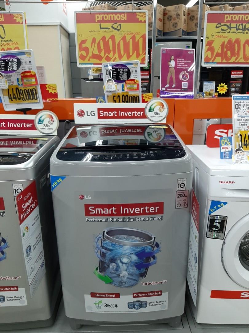 Kredit Mesin Cuci Lg Top Loading 10kg Elektronik Lainnya Di Carousell