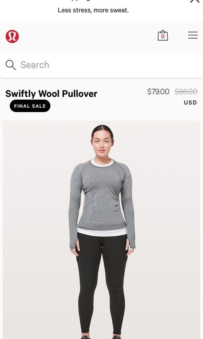 Lululemon swiftly wool pullover Carousell