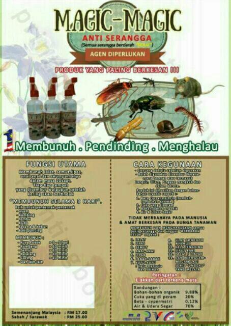 Magic Anti Serangga Organik Spray, Everything Else, Others on 