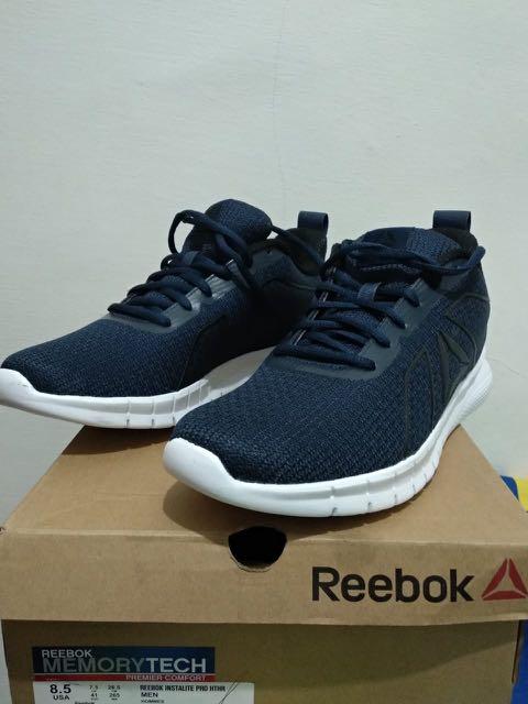 mauovo Reebok Instalite Pro HTHR Running Shoes Fesyen Pria Sepatu Sneakers di Carousell