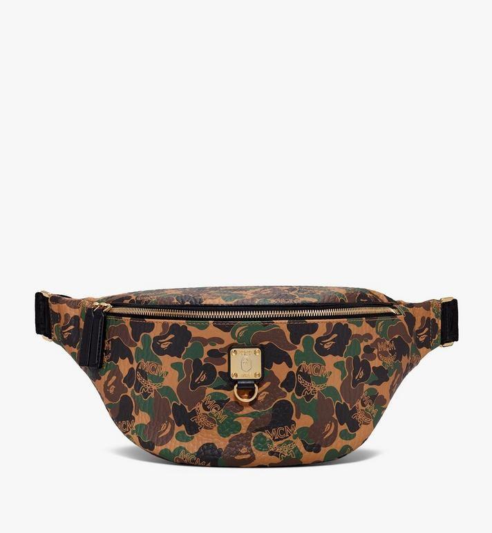 MCM X Bape Waist Bag, Men's Fashion, Bags, Sling Bags on Carousell