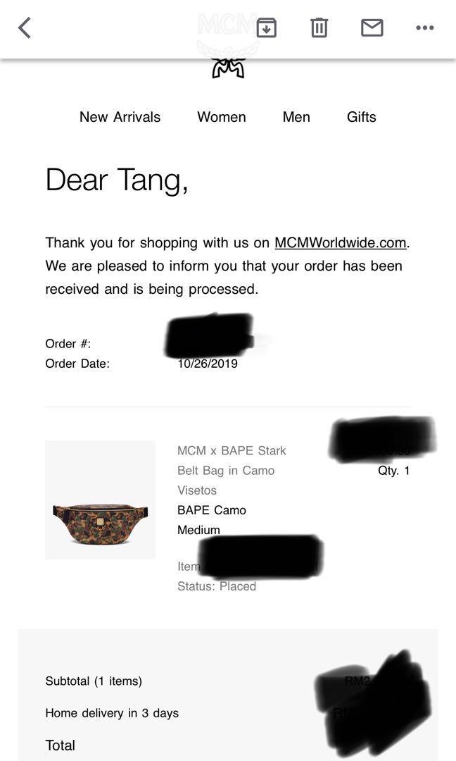 Medium MCM x BAPE Stark Belt Bag in Camo Visetos BAPE CAMO